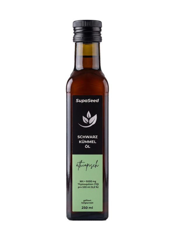 SupaSeed Schwarzkümmelöl Äthiopisch 250 ml – kaltgepresst und laborgeprüft